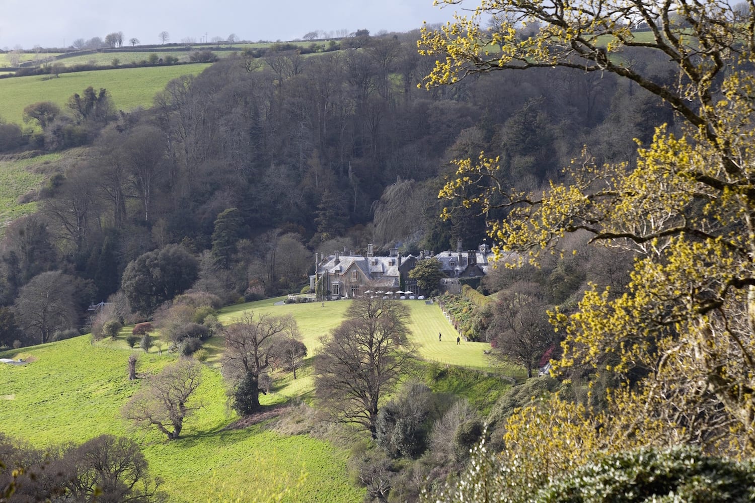 Endsleigh Hotel View from far